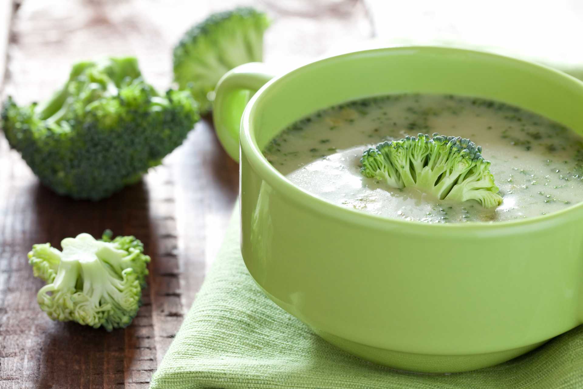 Brocoli Almond Soup (chicken)
